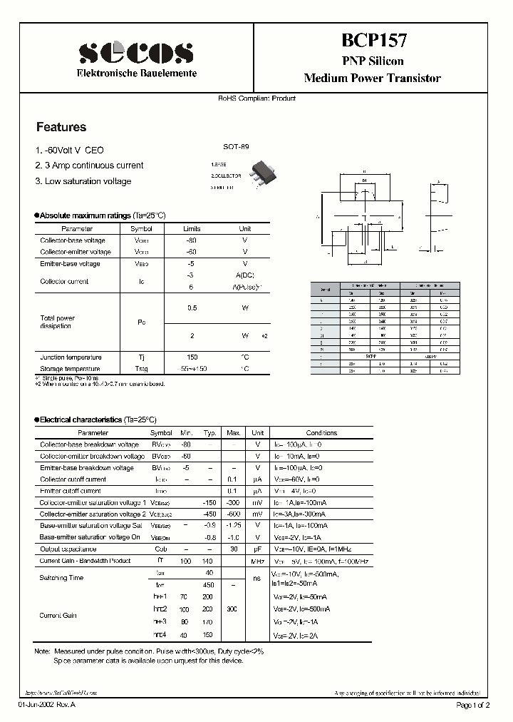 BCP157_5232996.PDF Datasheet