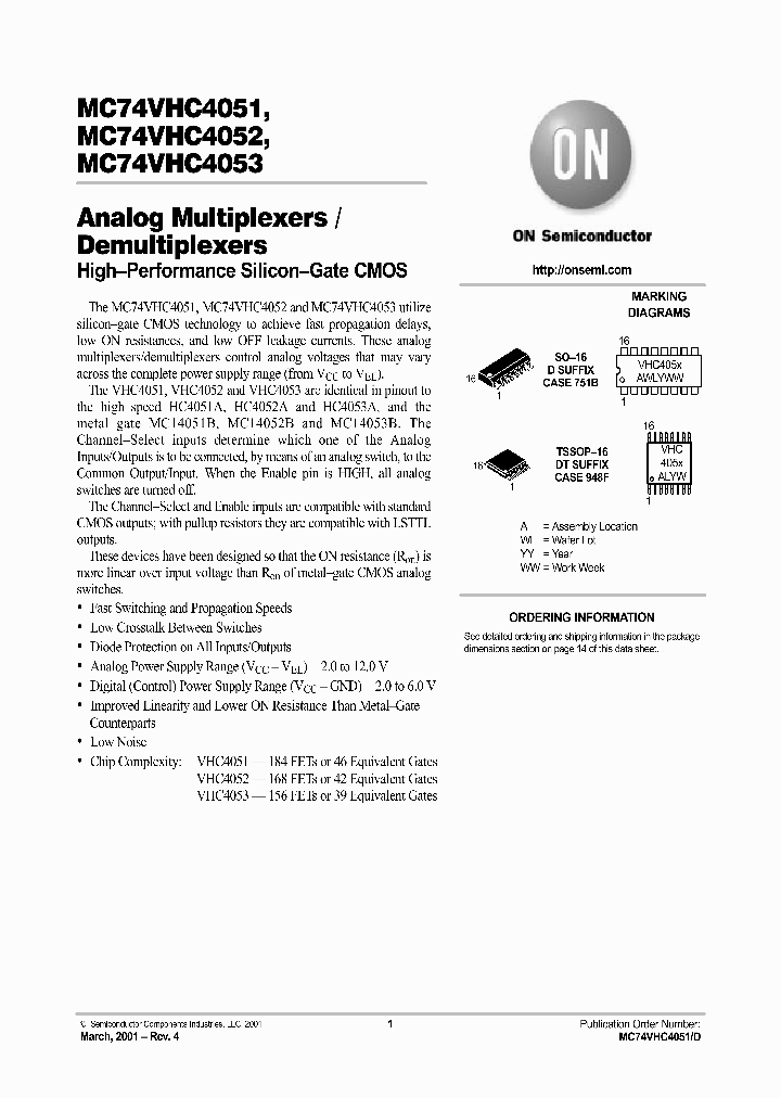 MC74VHC4052DTR2_5231775.PDF Datasheet