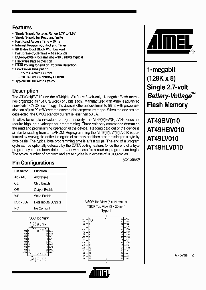 AT49BV010-15VC_5233199.PDF Datasheet