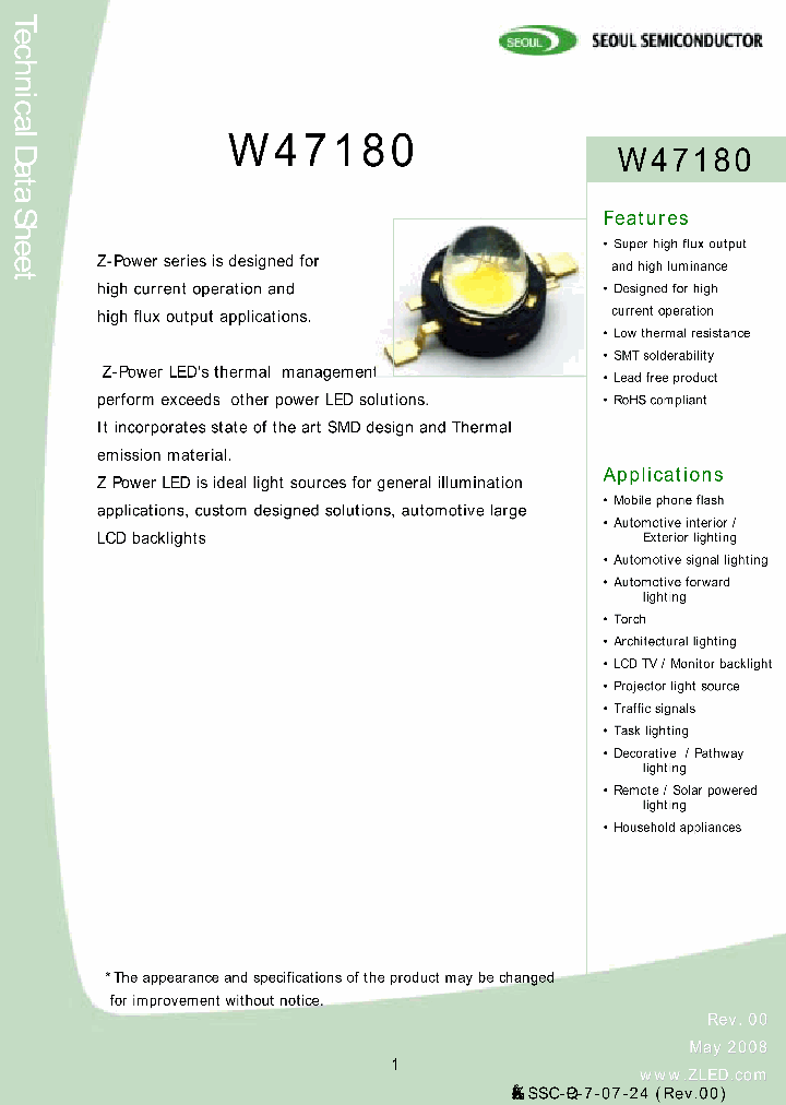 W47180_5238808.PDF Datasheet