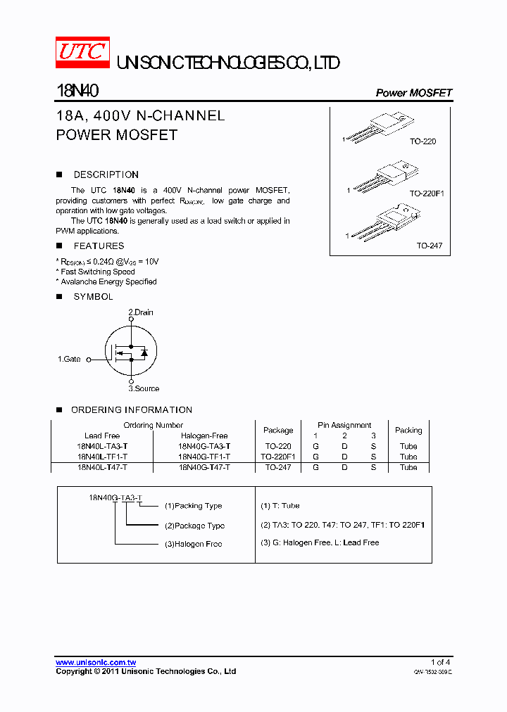18N40_5239326.PDF Datasheet