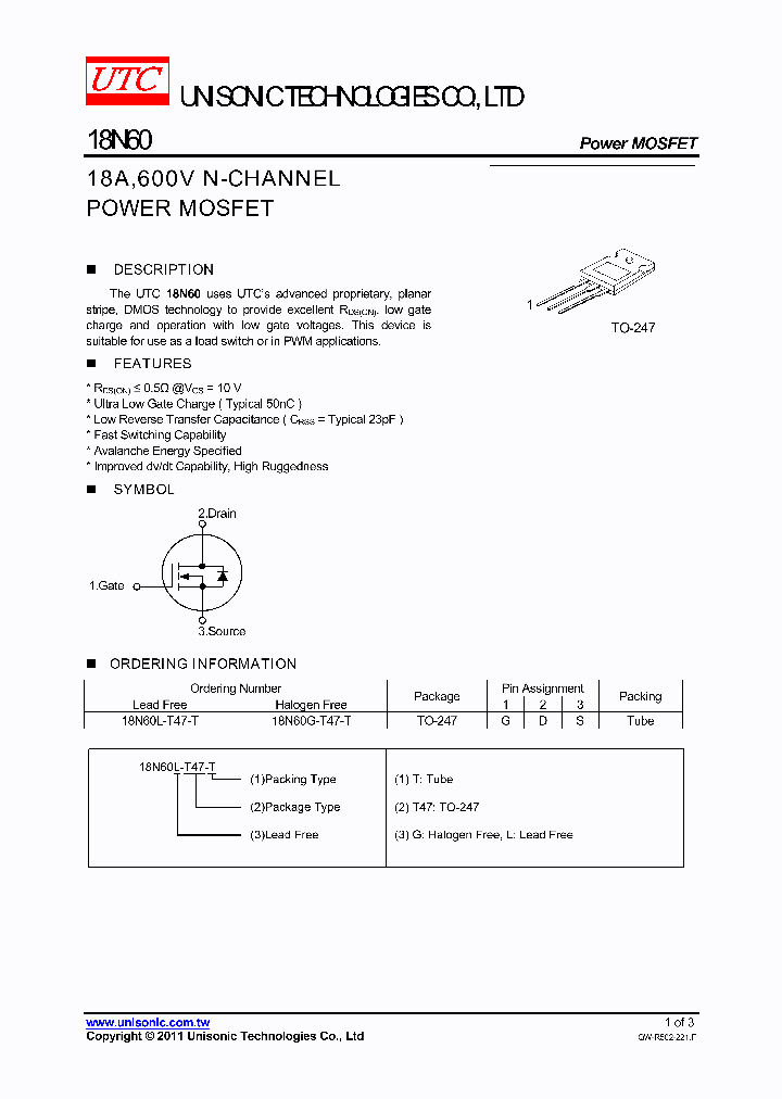 18N60_5239345.PDF Datasheet