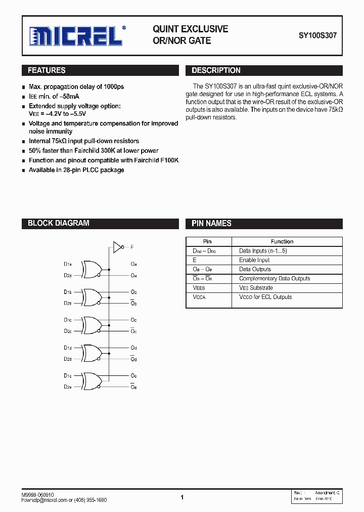 SY100S307JZTR_5243415.PDF Datasheet