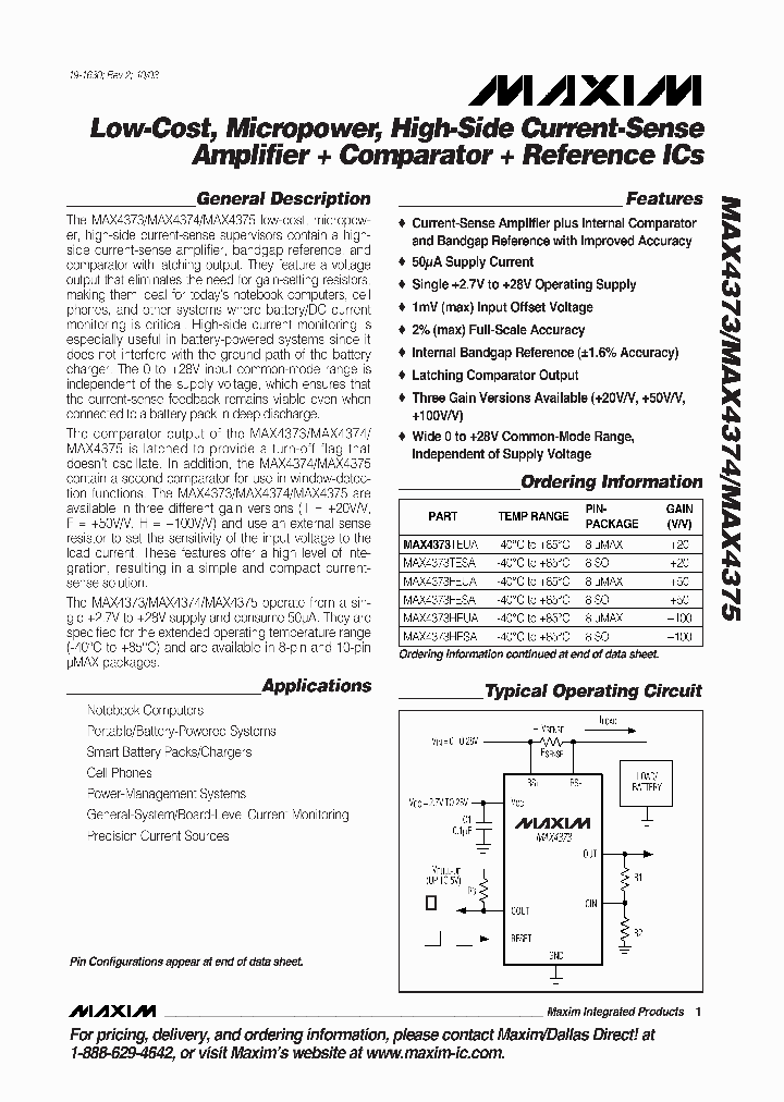MAX4373HESA-T_5244409.PDF Datasheet