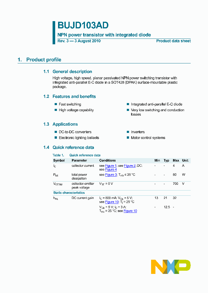BUJD103AD_5245289.PDF Datasheet
