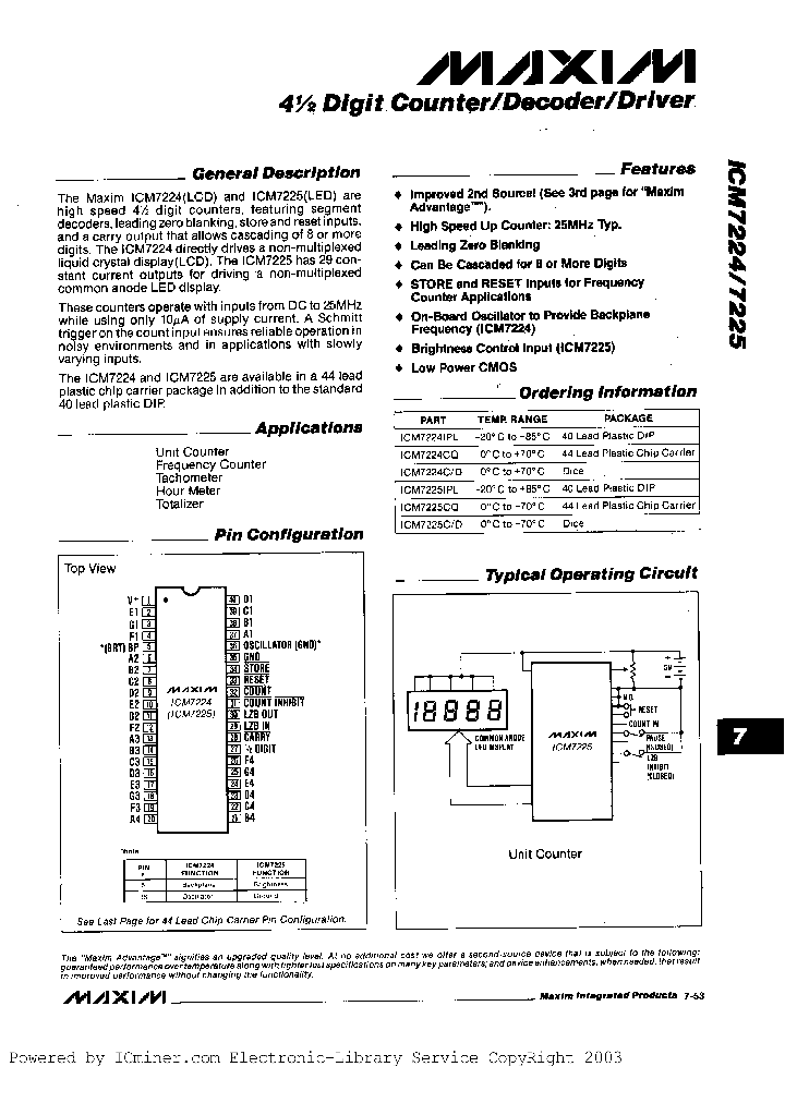 ICM7225RIPL_5245427.PDF Datasheet