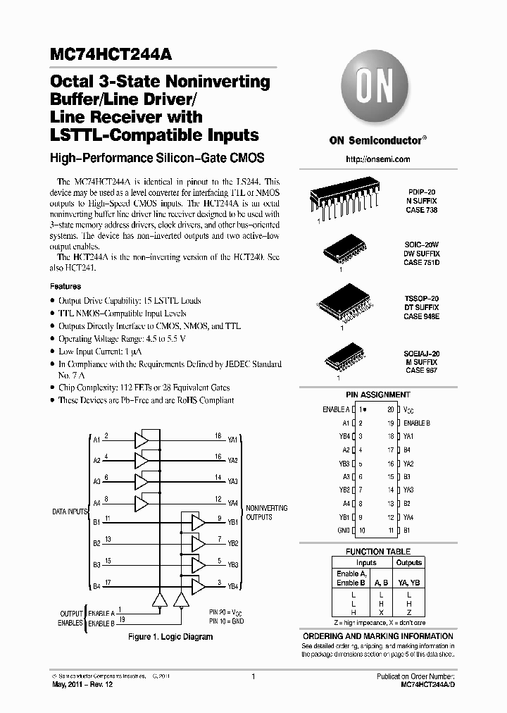 MC74HCT244ADTR2G_5246955.PDF Datasheet