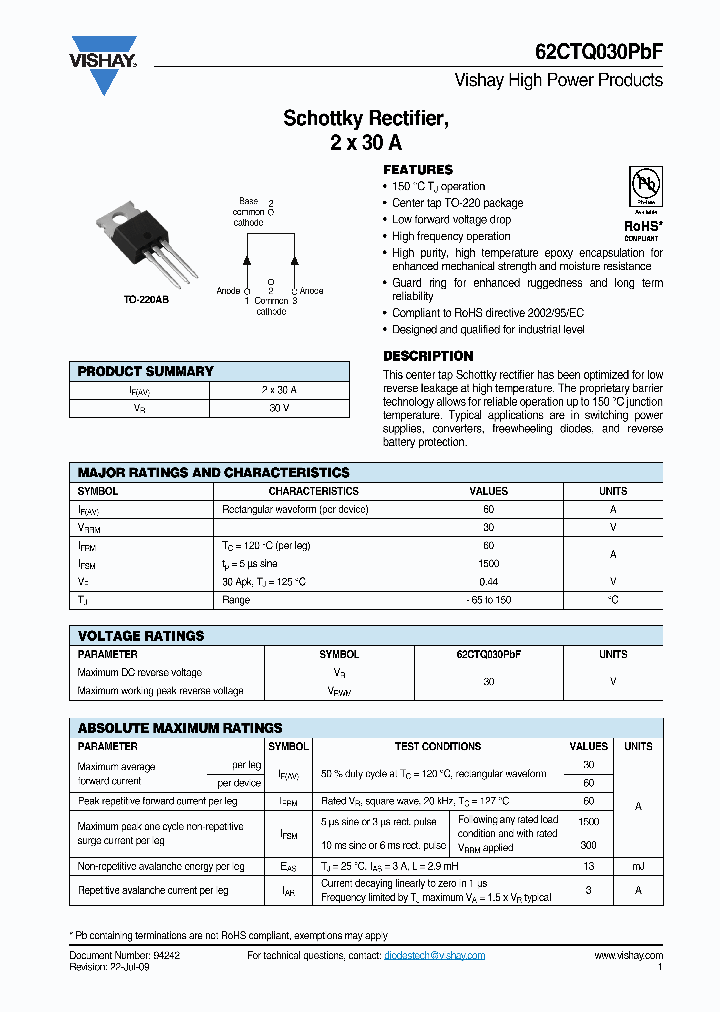 62CTQ030PBF09_5252788.PDF Datasheet
