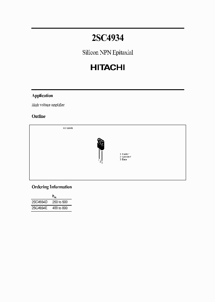 2SC4934E_5258000.PDF Datasheet