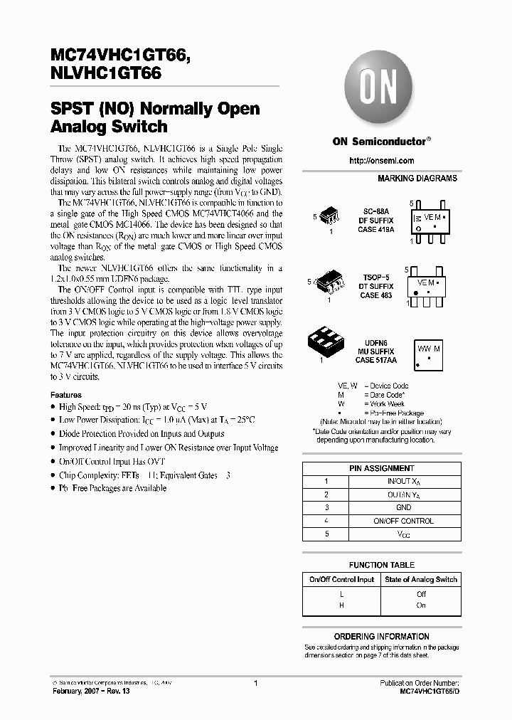 M74VHC1GT66_5257210.PDF Datasheet