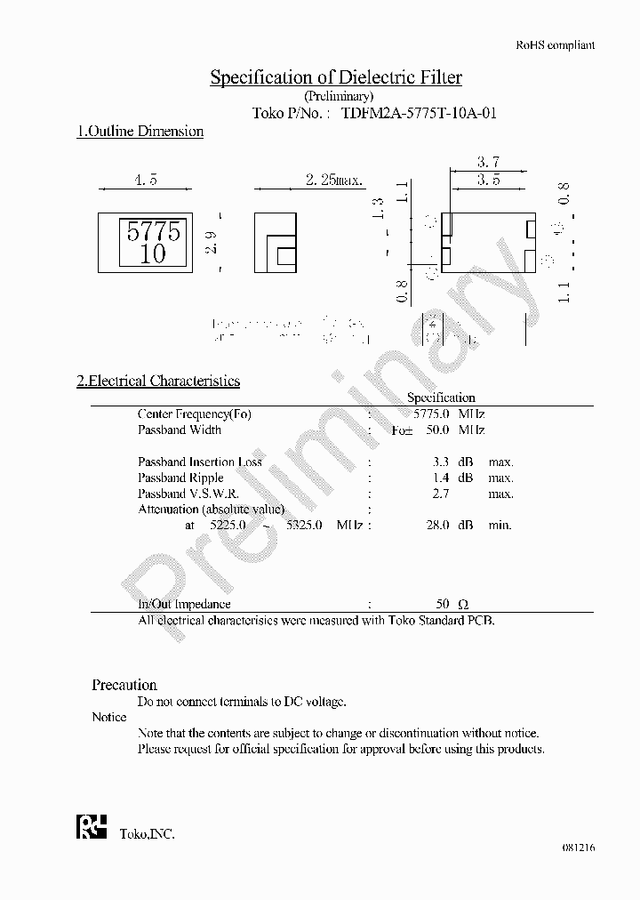 TDFM2A-5775T-10A-01_5260152.PDF Datasheet