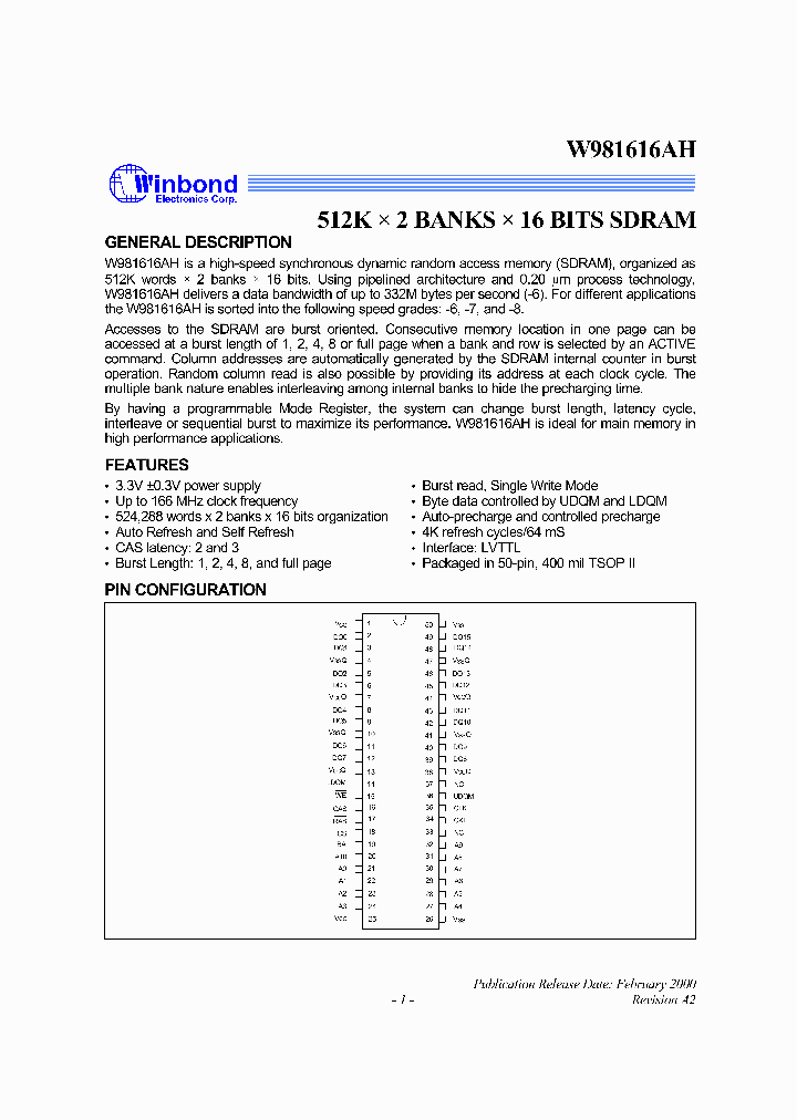 W981616AH-8_5260821.PDF Datasheet