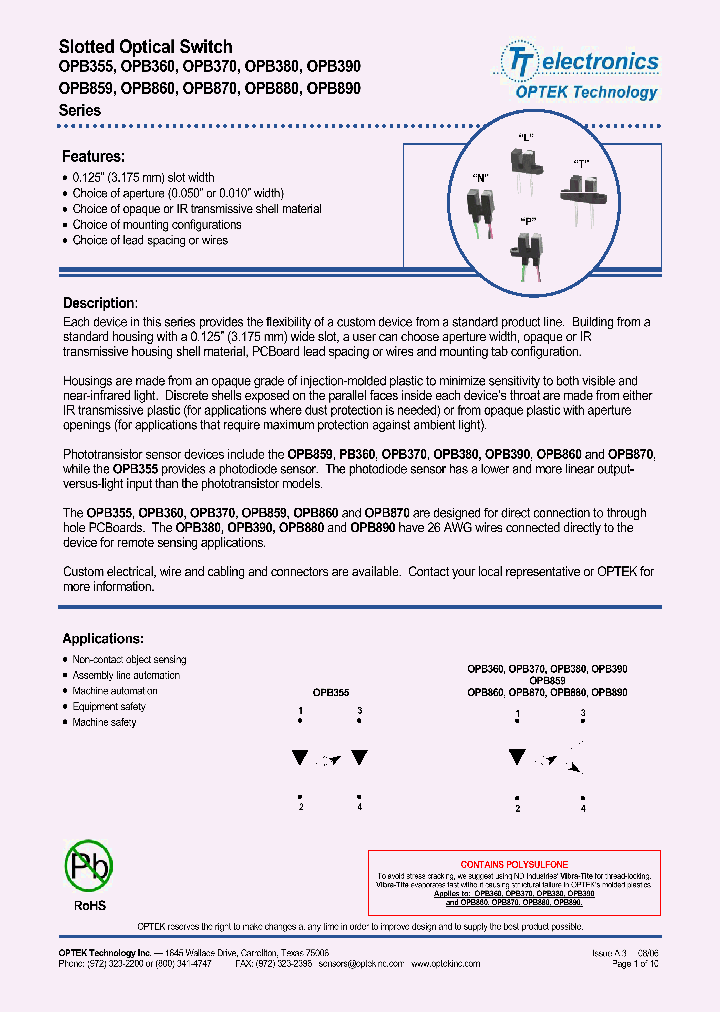 OPB390L55_5266303.PDF Datasheet