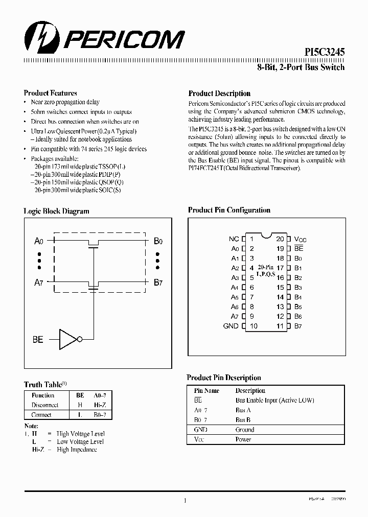 PI5C3245L_5266551.PDF Datasheet