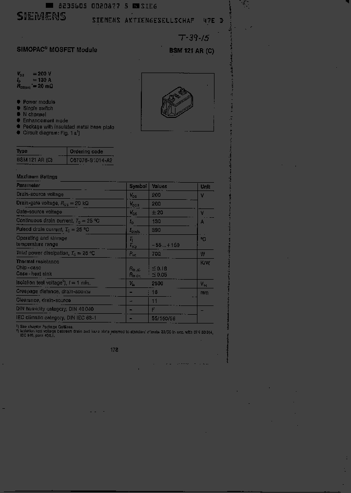BSM121ARC_5268638.PDF Datasheet