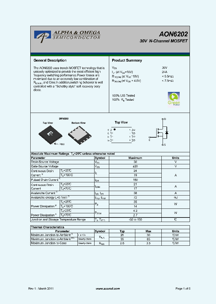 AON6202_5267130.PDF Datasheet