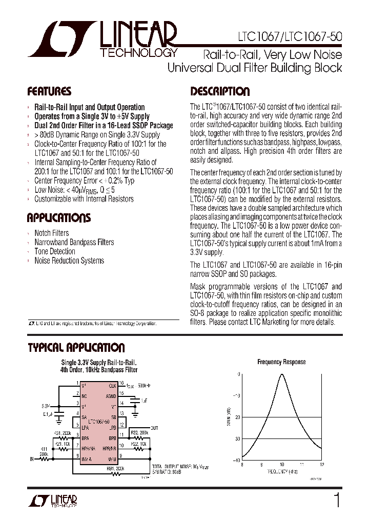 LTC1067CSTR_5274772.PDF Datasheet