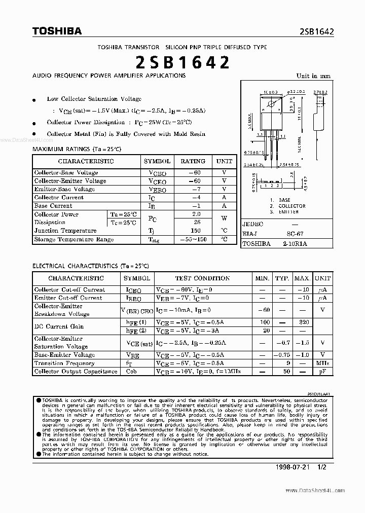 B1642_5275371.PDF Datasheet