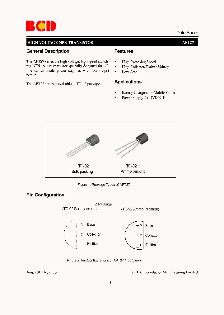 APT27Z-G1_5282831.PDF Datasheet