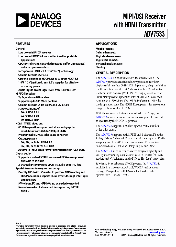 EVAL-ADV7533-SAZ_5286260.PDF Datasheet