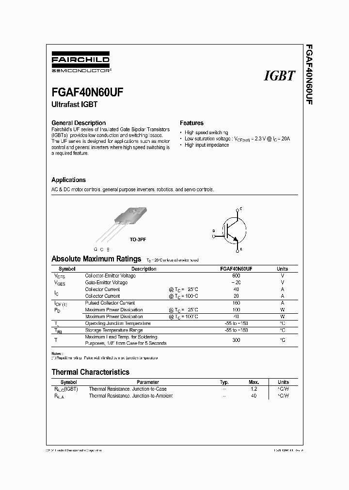 FGAF40N60UFTU_5289656.PDF Datasheet