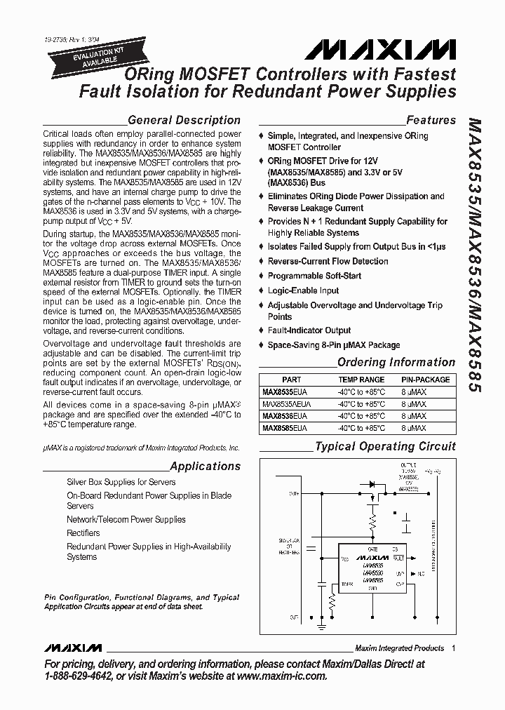 MAX8535AEUA-T_5291041.PDF Datasheet
