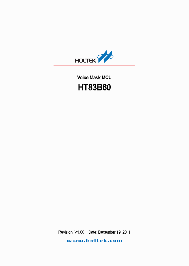 HT83B60_5287811.PDF Datasheet