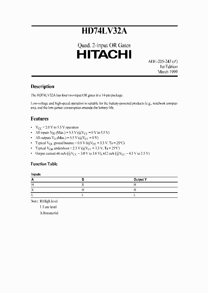 HD74LV32AFP_5295406.PDF Datasheet