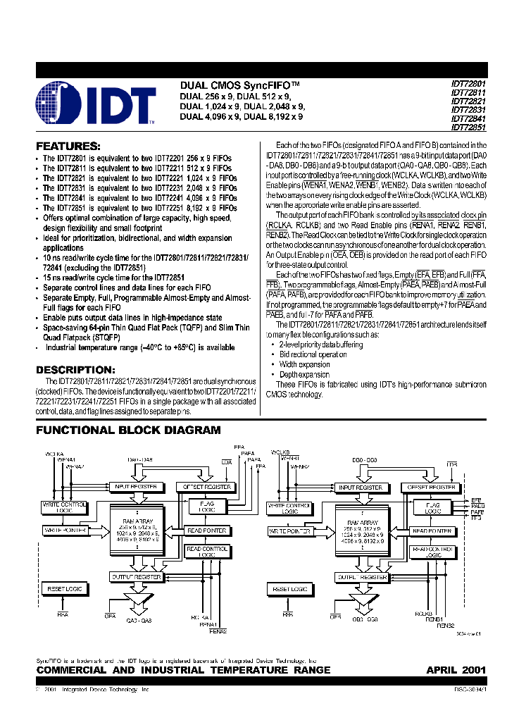 IDT72811L15PFI_5295292.PDF Datasheet