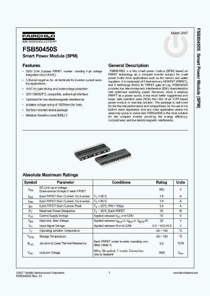 FSB50450S07_5296558.PDF Datasheet