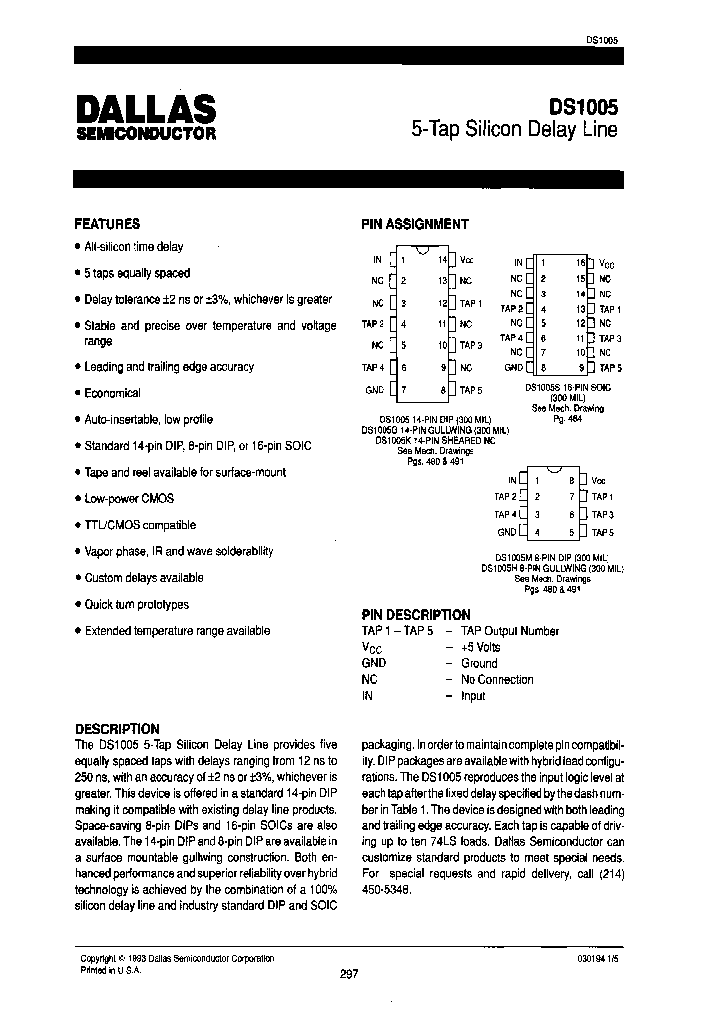 DS1005S-125TAMPR_5297477.PDF Datasheet