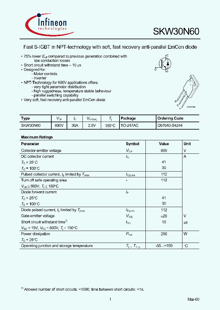 SKW30N60_5299596.PDF Datasheet