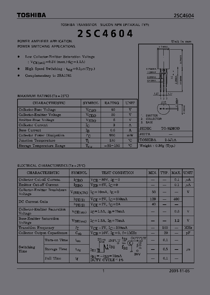 2SC4604_5298053.PDF Datasheet