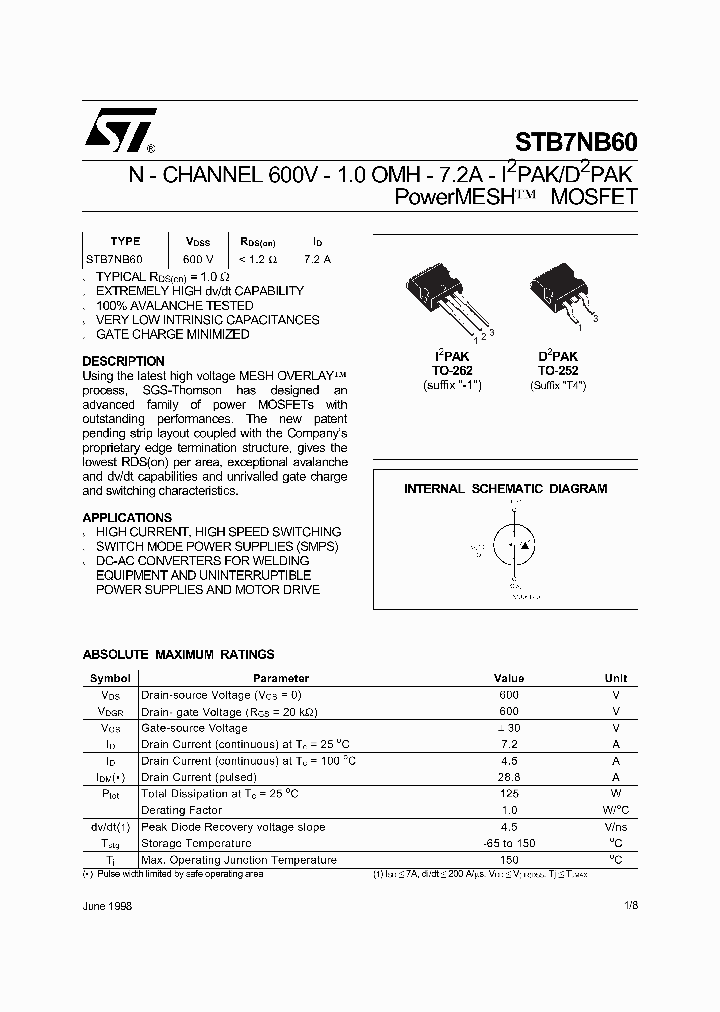 STB7NB60-1_5300992.PDF Datasheet