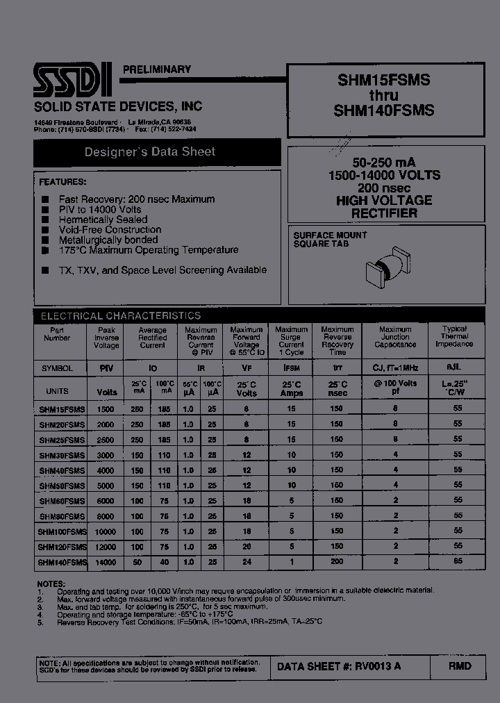 SHM100SMS_5299639.PDF Datasheet
