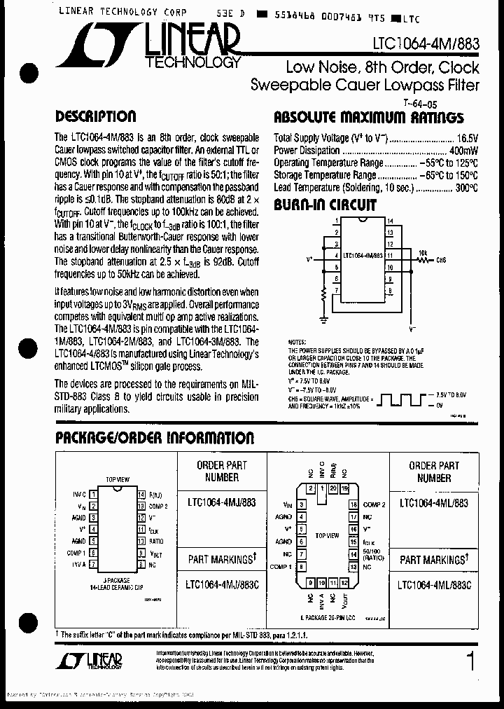 LTC1064-4MJ883_5303544.PDF Datasheet