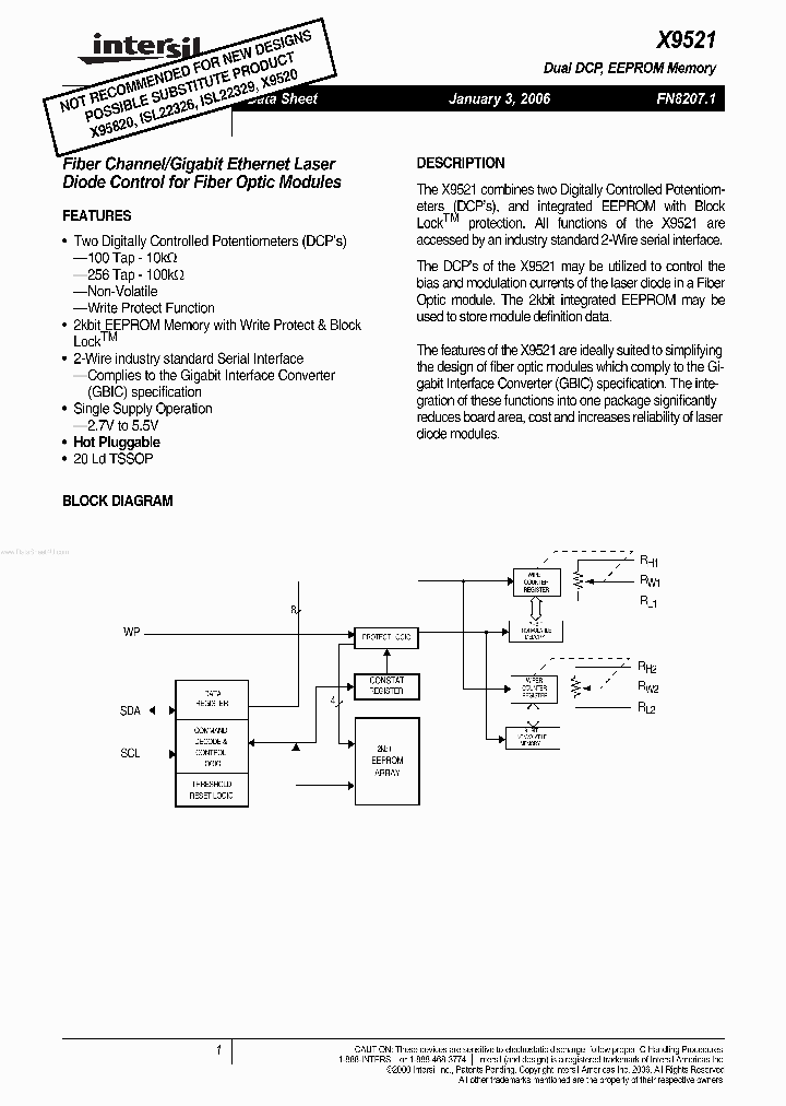 X9521_5304061.PDF Datasheet