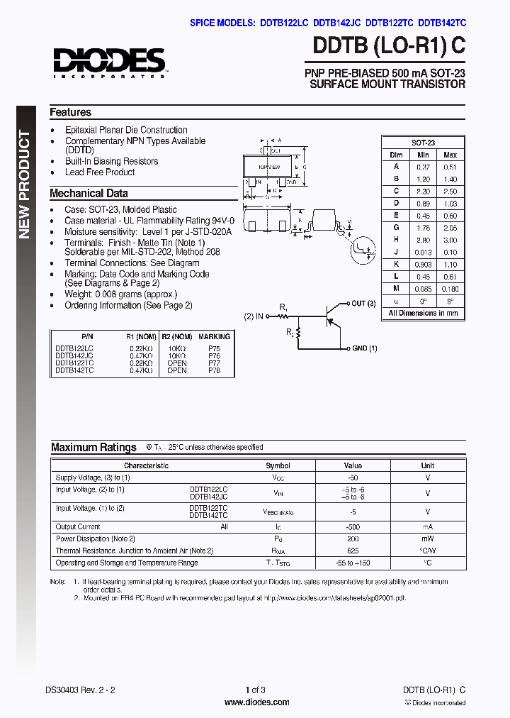 DDTB122LC_5303038.PDF Datasheet