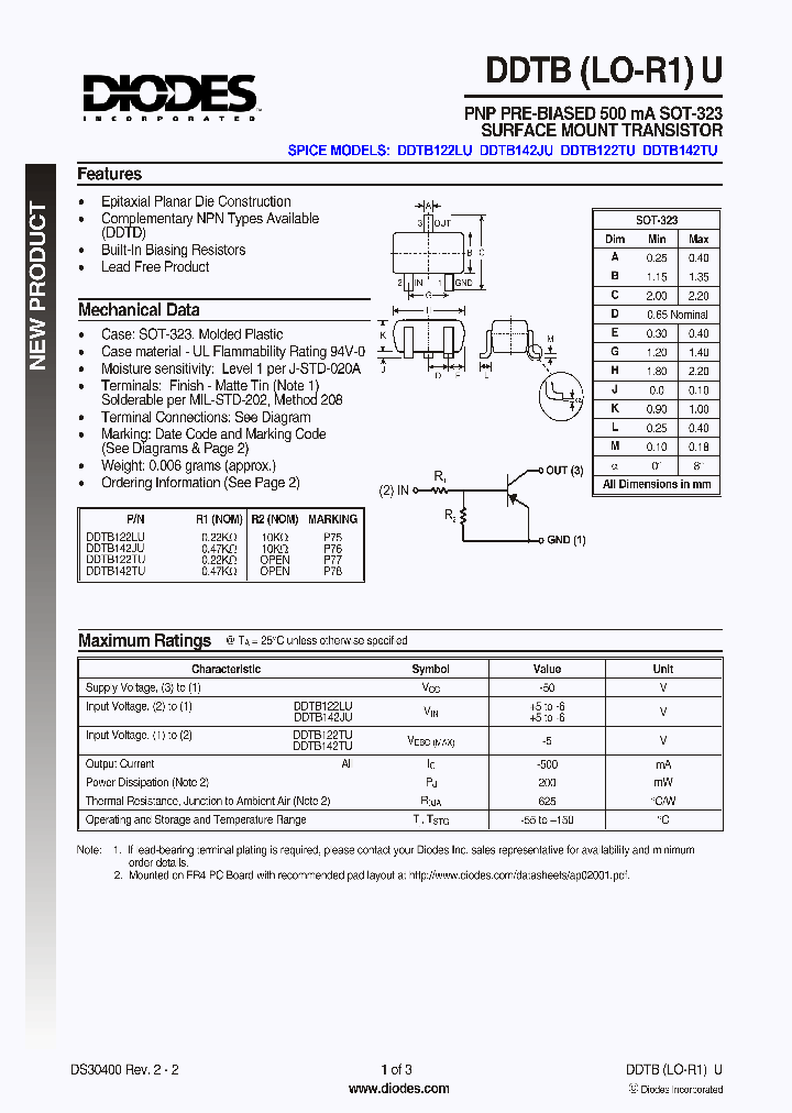 DDTB122LU_5303039.PDF Datasheet
