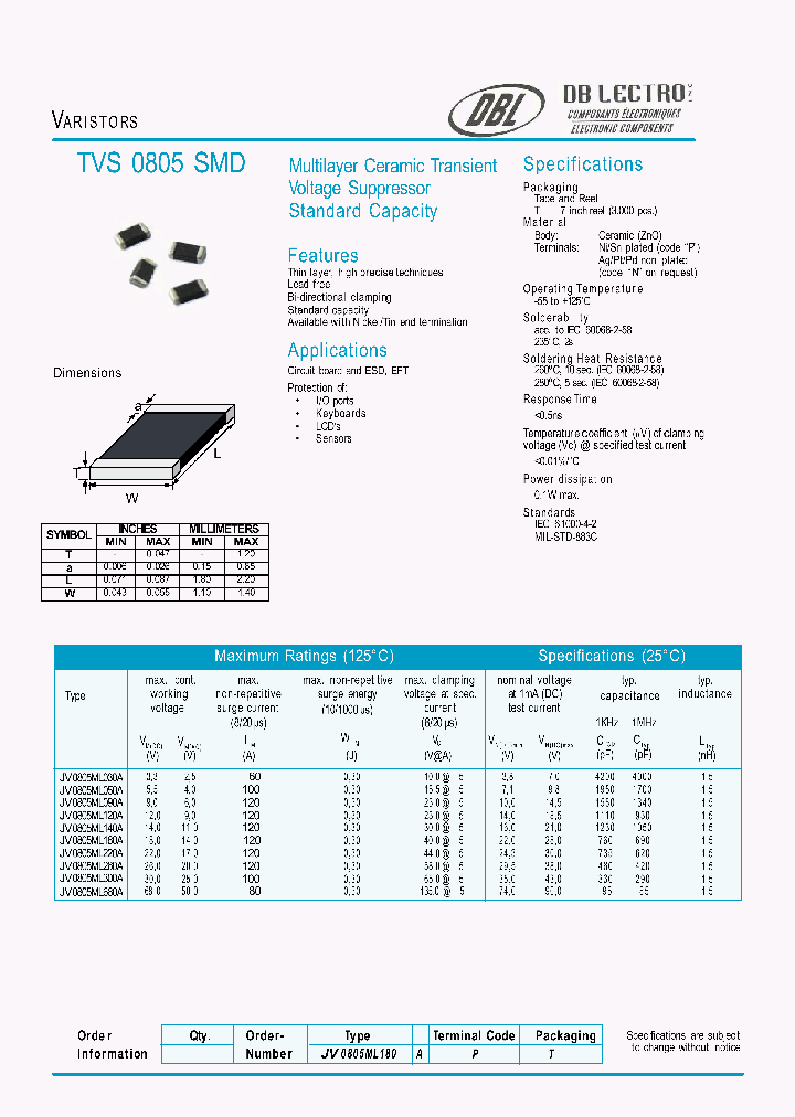 JV0805ML030A_5304467.PDF Datasheet