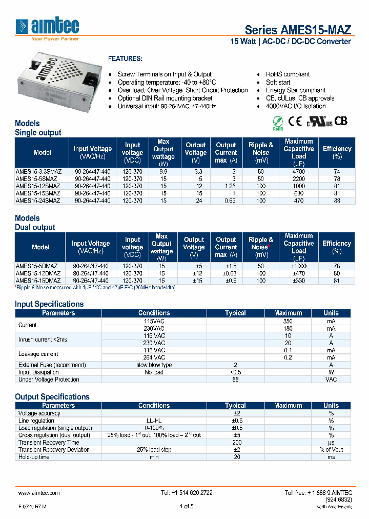 AMES15-MAZ12_5303924.PDF Datasheet