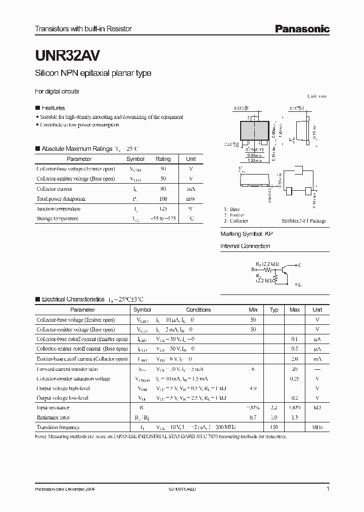 UNR32AV_5303542.PDF Datasheet