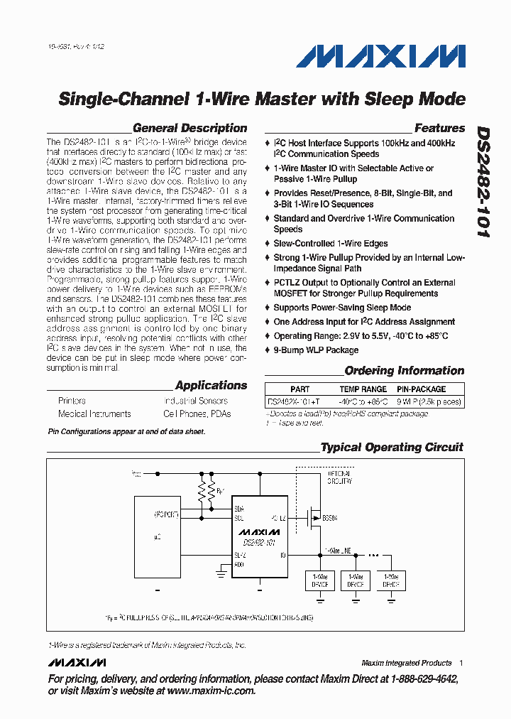 DS2482-10112_5309472.PDF Datasheet