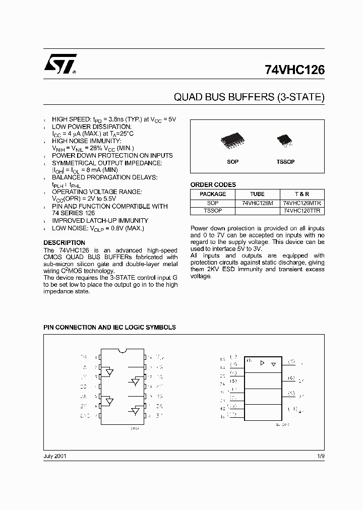 74VHC126MTR_5309924.PDF Datasheet