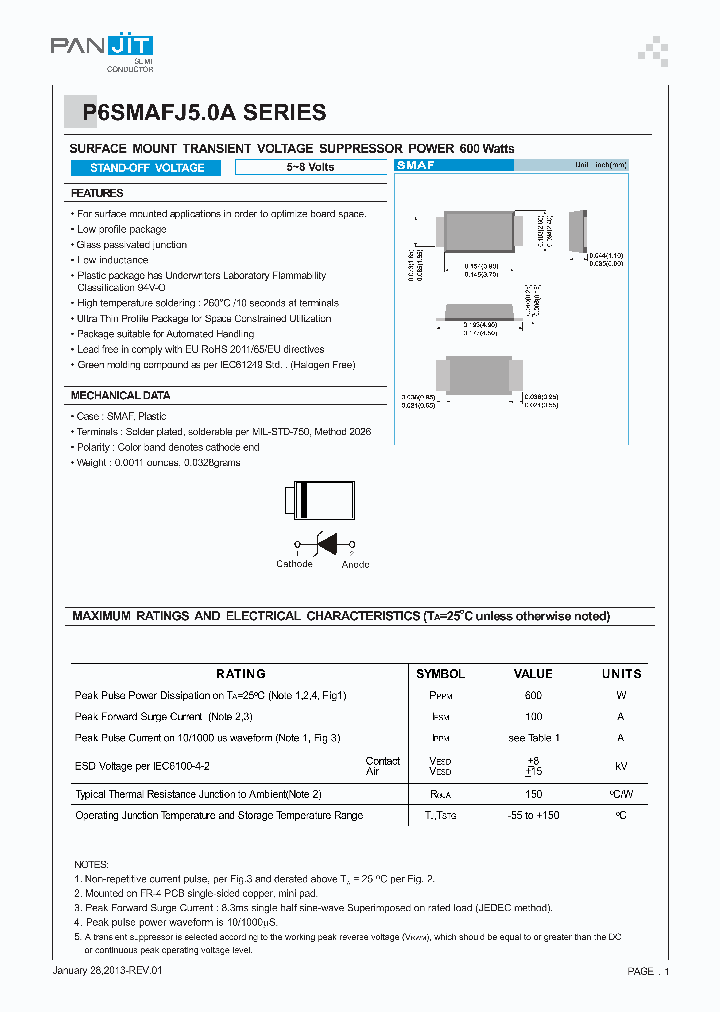 P6SMAFJ70A_5312874.PDF Datasheet