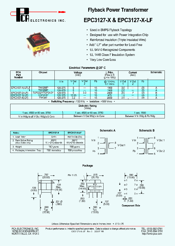 EPC3127-X07_5305617.PDF Datasheet