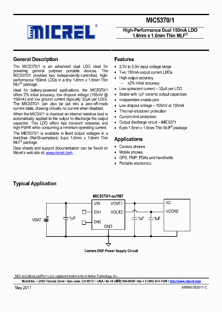 MIC5370-3018YMT_5314287.PDF Datasheet