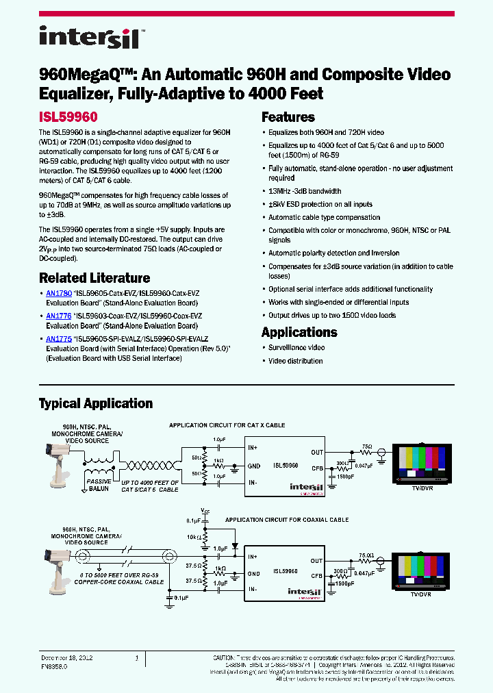 ISL59960-CATX-EVZ_5317811.PDF Datasheet