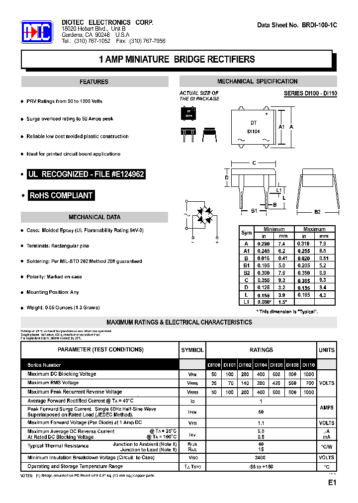 BRDI-100-1C_5319778.PDF Datasheet