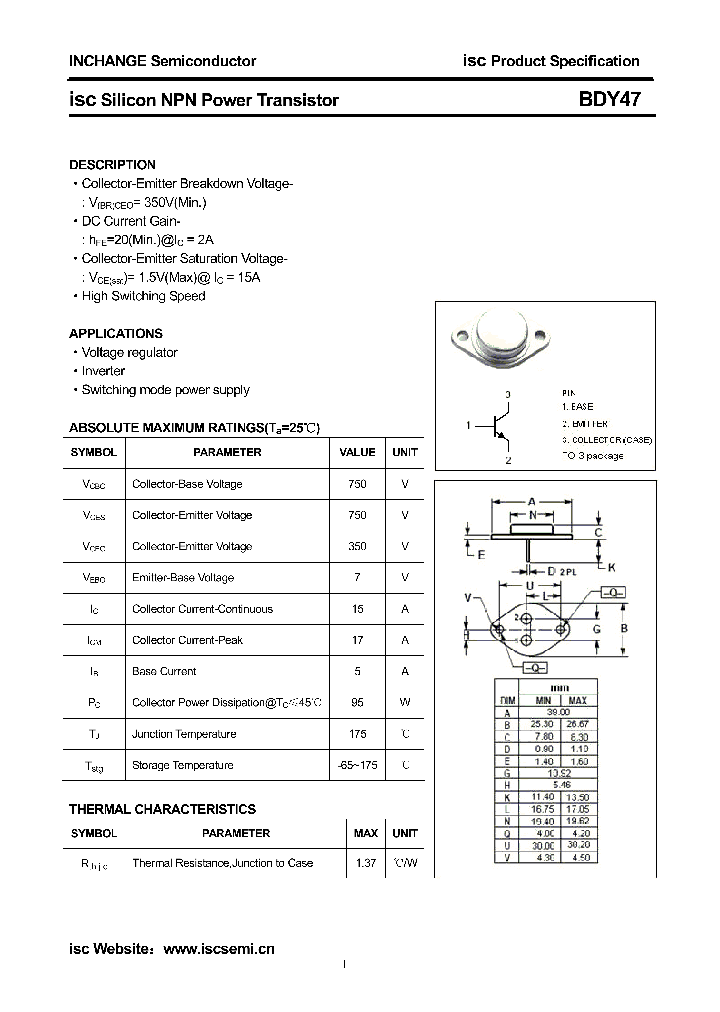 BDY47_5323495.PDF Datasheet